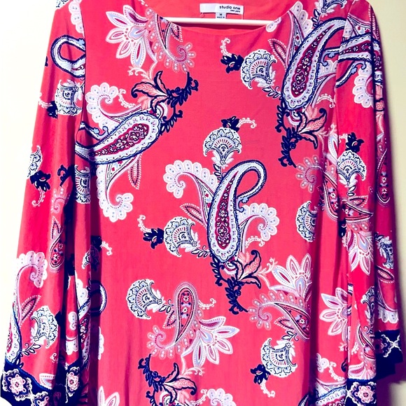 Studio One ~ Dress ~ Women’s ~ Medium ~ Paisley - Picture 4 of 8